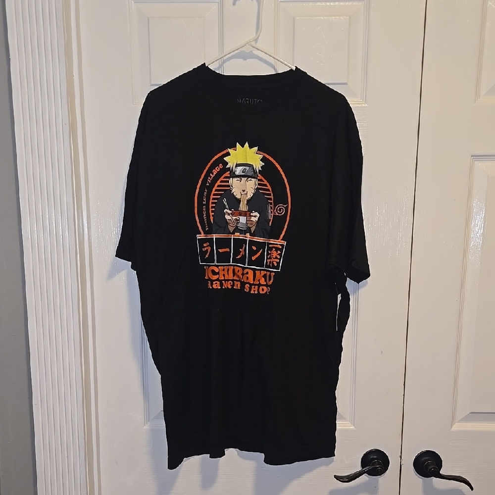 Black Naruto Graphic T-Shirt